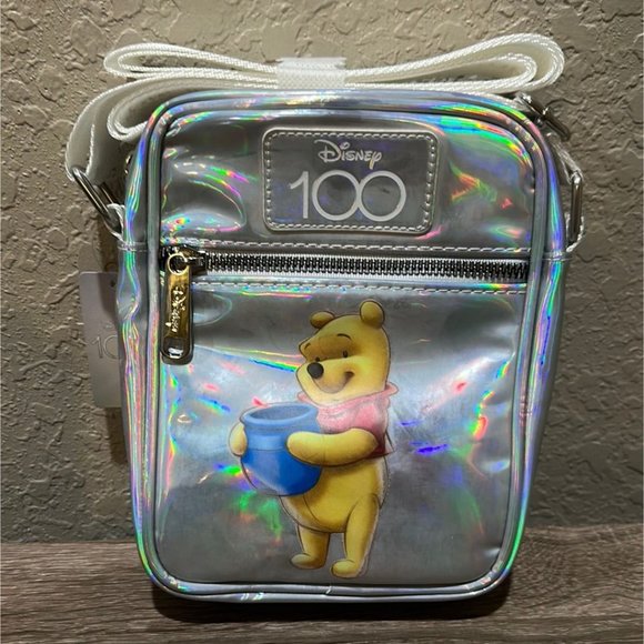 Disney 100 D100 Winnie the Pooh Iridescent Holographic Bag - Picture 7 of 7